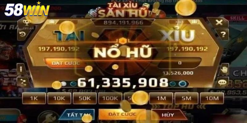 Sơ lược về tài xỉu nổ hũ 58Win